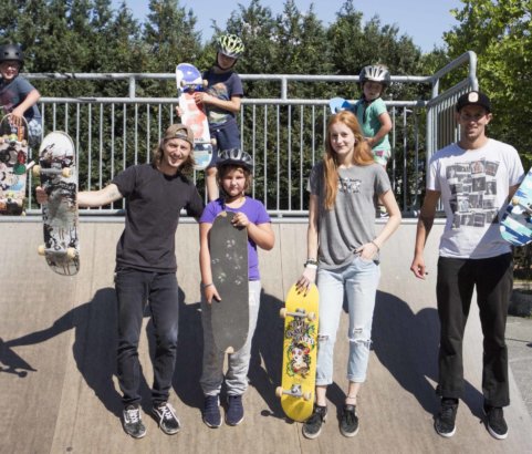 Skateboard Workshop mit David Heuberger und Kenneth Auer