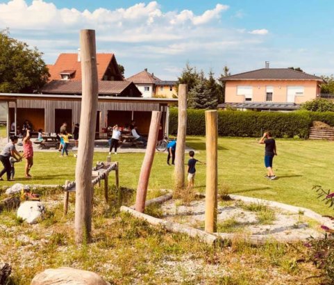 Eröffnung des neuen Kinder- und Jugendplatz in der Heimkehrersiedlung